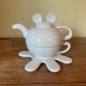 Vintage Disney Mickey Mouse Porcelain Tea For One